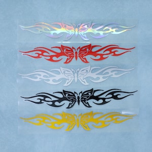 Butterfly Wings Vinyl Decal – Aesthetic Sticker for Car, Laptop, Window, Cute Boho Fairy Style, Waterproof, Decorative Wing Sticker