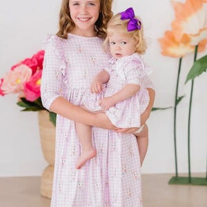 Baby Bunnies Ruffle Twirl Dress