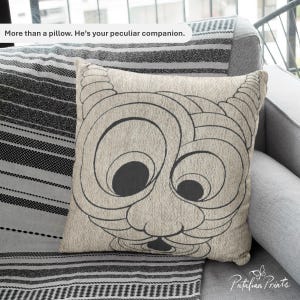 Weird Pillow | Unique Odd Stuff | Weird Home Decor | Goblincore Aesthetic | Funky Pillow | Peculiar Gifts | Strange Funny Throw Pillow
