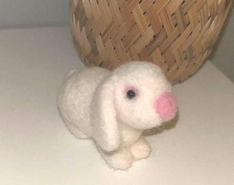 Needlefelt bunny rabbit