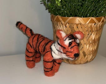 Needlefelt Tiger, Zoo Animal Lover Gift