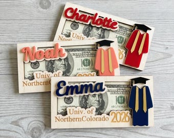 Graduation Money Holder Personalized,Graduation Gift,Class of 2026,High School Graduation,Gift for Graduates,High School Senior MS88