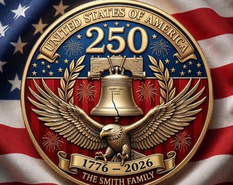1776-2026,250TH Anniversary U.S.A. Commemorative Challenge Hobo Nickel Coin,250th Anniversary Challenge Coin Commemorative Collectible MS460