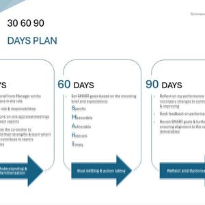 Mall för 30, 60 och 90 dagars plan