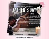 Father's Day Social Media Post, Canva Template, Father's Day Booking Post, Dad Template, Beauty Template, Father's Day Flyer, Dad Promo