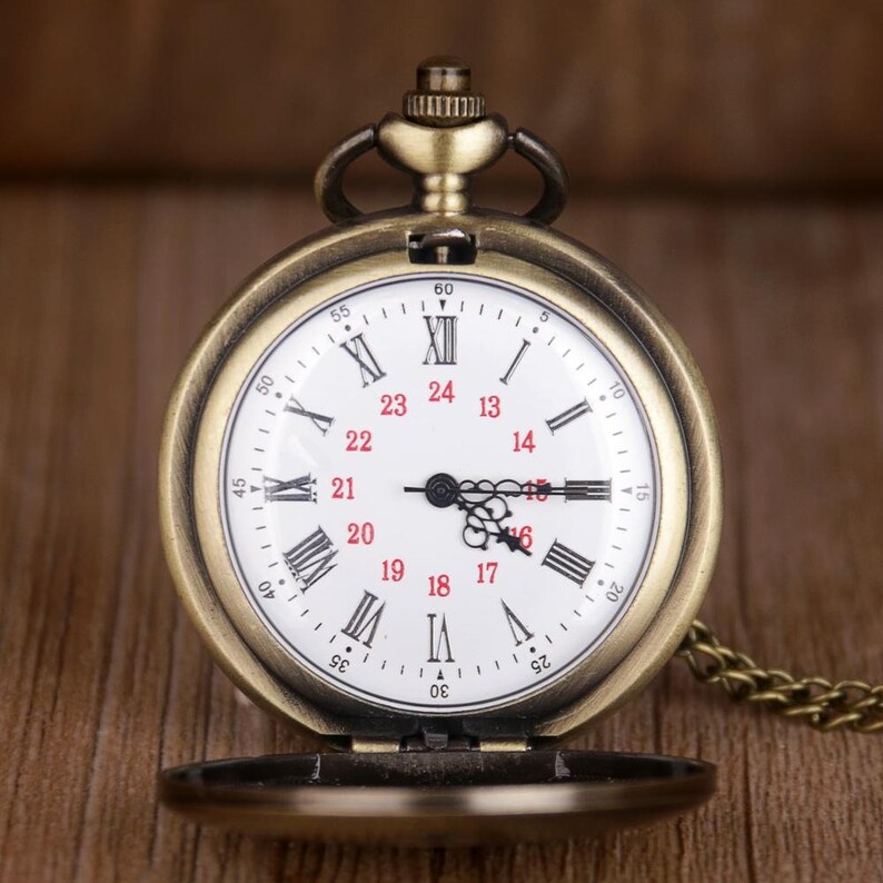 Pocket Watch to My Son With 14 Inch Chain in Black Bronze Etsy