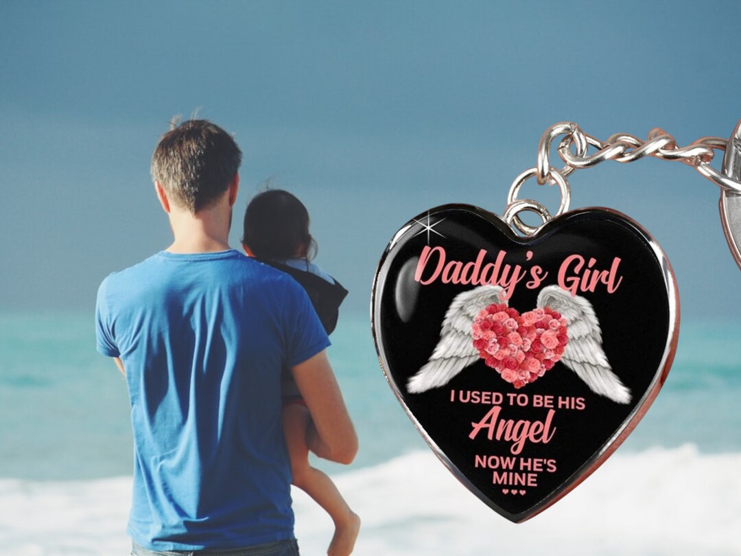 Daddy's Girl Heart Keychain Sentimental Gift for Daughters Keepsake - Etsy