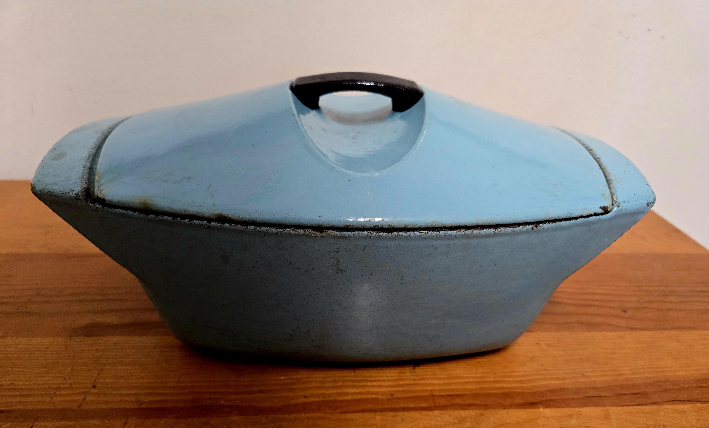 COCOTTE JAUNE LOEWY LE CREUSET 1958