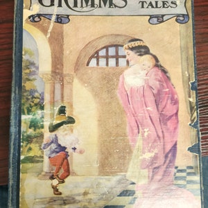 Time-Worn Magic: Vintage Grimms’ Fairy Tales Book, 1920s