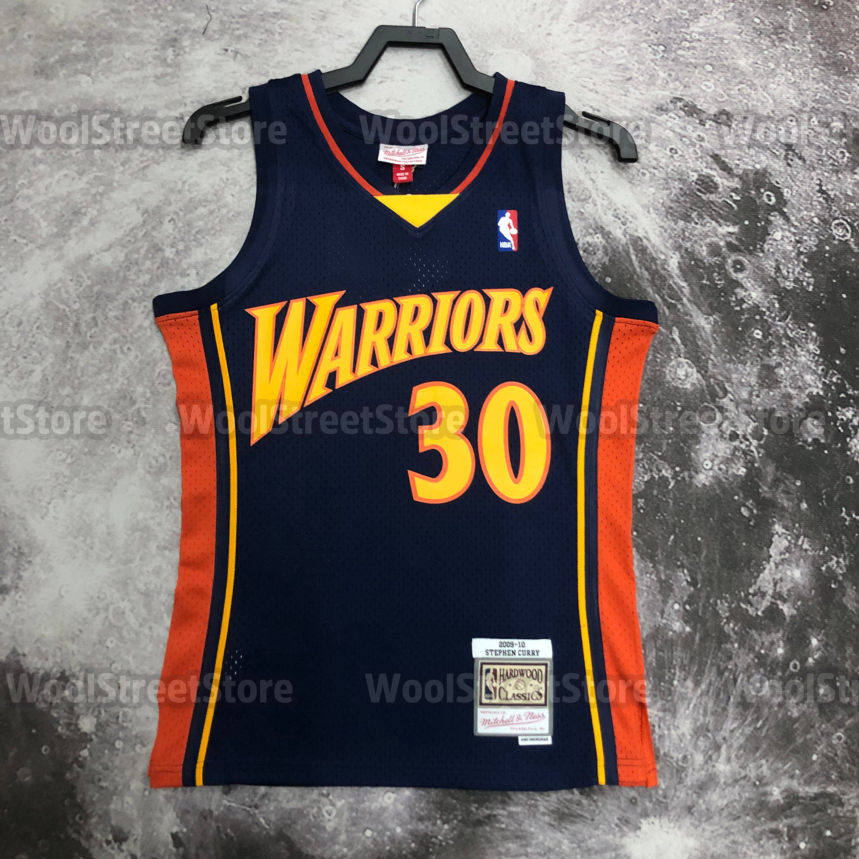 Basketball Golden State Warriors Blue Jersey Customized Number Kit –  Customize Sports