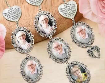 Borla conmemorativa de graduación con forma de ala de ángel, borla personalizada para birrete con mensaje de recuerdo, borla conmemorativa de graduación