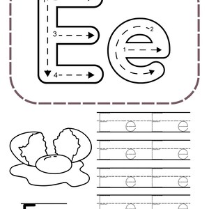 Alphabet Tracing Page, Handwriting Chart, Letter Tracing Worksheet ...