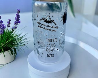 Velaris ACOTAR Glasmugg - 473 ml | Gåvor | Iskaffekopp | The Night Court | SJM | Rysand Mugg | Matcha Mugg