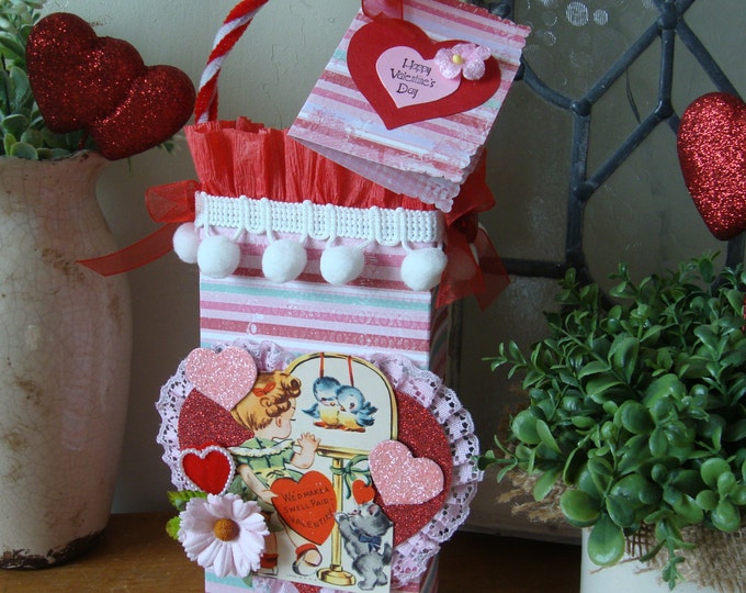 Valentine's Day Party Favor Bags Gift Bags Candy Etsy