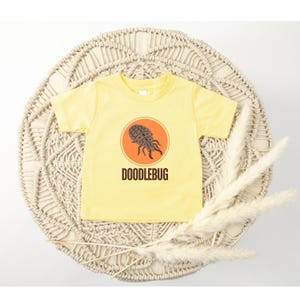 Doodlebug Baby Shirt Bug Lover Tee Cute Little Insect Infant Tshirt Bugs Natural Shirt Insect Lover Gift Entomology Doodle Shirt