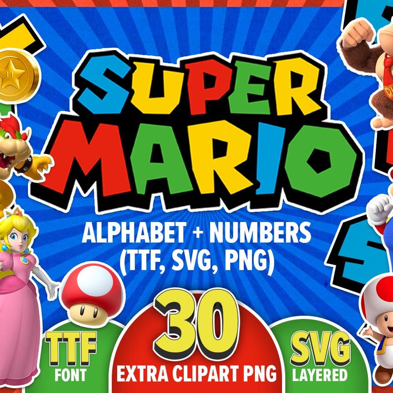 Mario letter to the game - Etsy.de