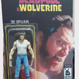 Wolverine Cavillrine ~ Custom Fan Art Figure Tribute ~ Henry Cavill x Deadpool Mashup ~ Unique Collector Display Toy