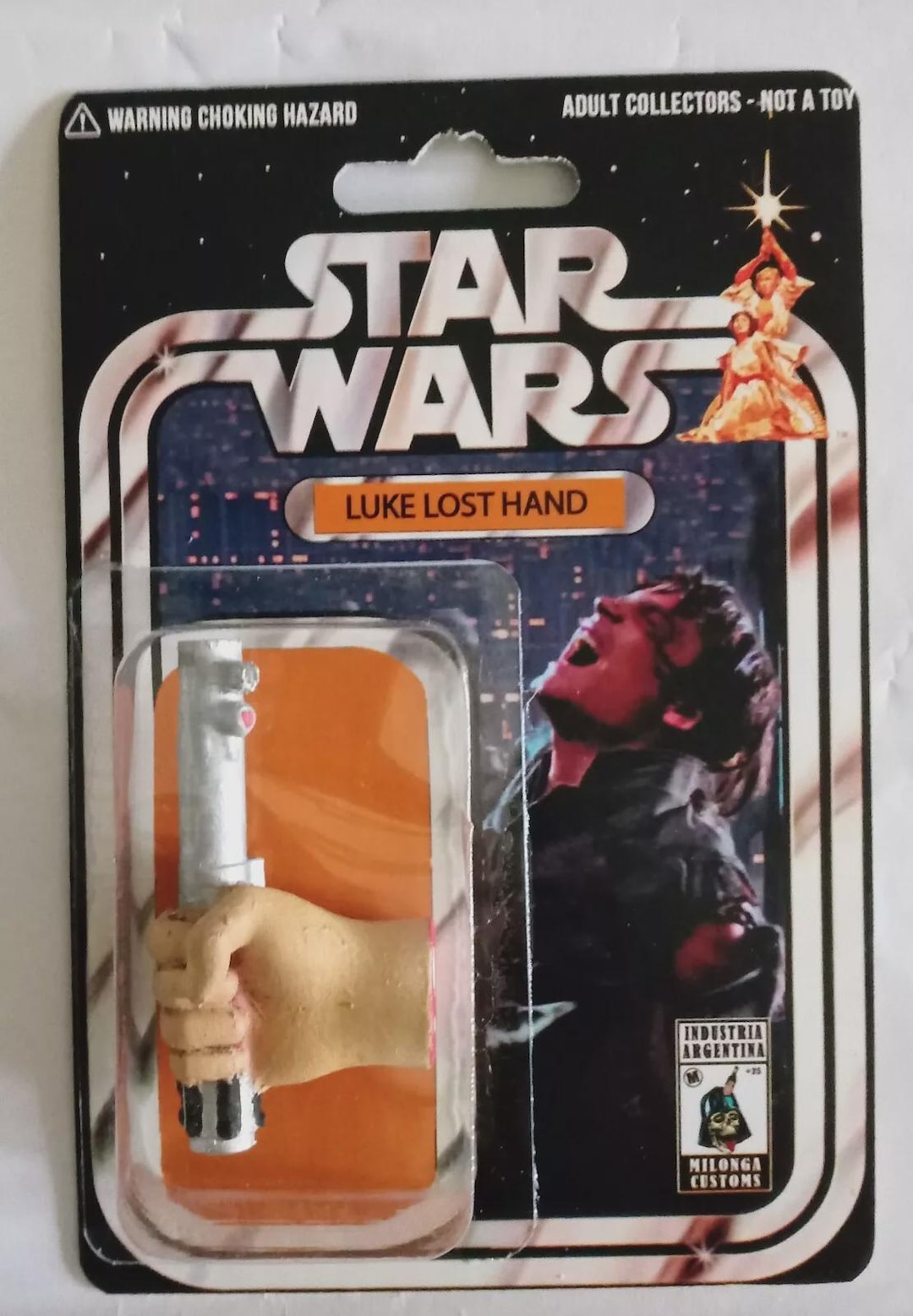 Luke Skywalker Severed Hand ~ Star Wars Parody Fan Art Carded