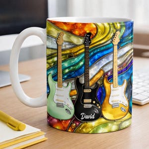 Guitar Mug - Etsy