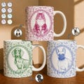 Personalized Watercolor Pet Photo Mug, Custom Pet Portrait Mug from Photo, Gift\u202ffor\u202fDog\u202fDad & Cat Mom, Pet Memorial Coffee Cup For Owner product logo