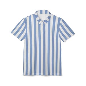 Stylish Striped Unisex Polo Shirt, Casual Wear, Summer Fashion, Gift for Him/Her, Beach Outing Shirt, Comfortable Tee