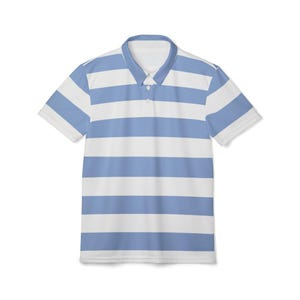 Classic Striped Unisex Polo Shirt, Casual Wear, Summer Fashion, Gift for Him/Her, Beach Outing Shirt, Comfortable Tee