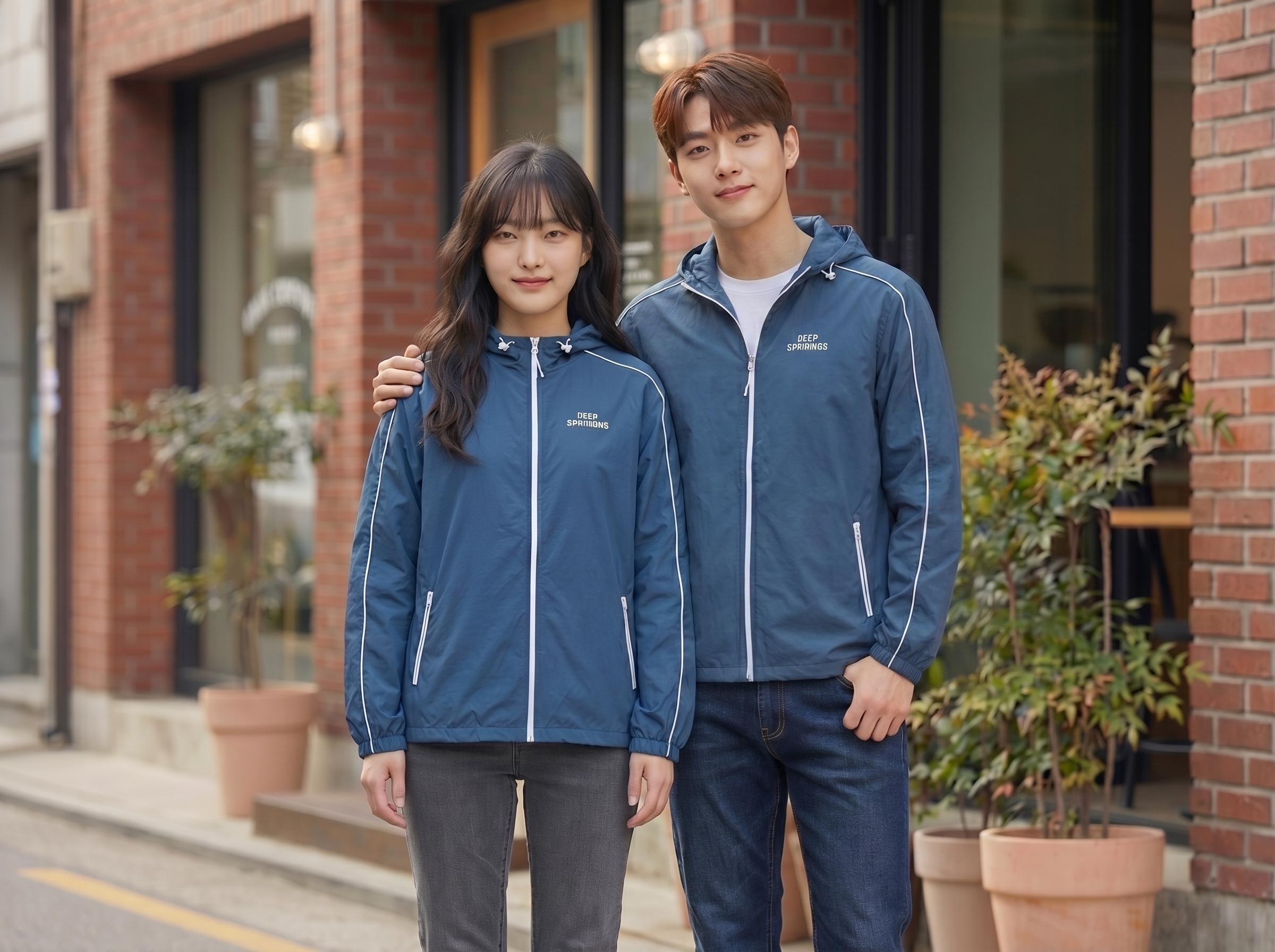 BTS Keep Swimming Jacket | Navy Blue Hooded Windbreaker, Kpop 
