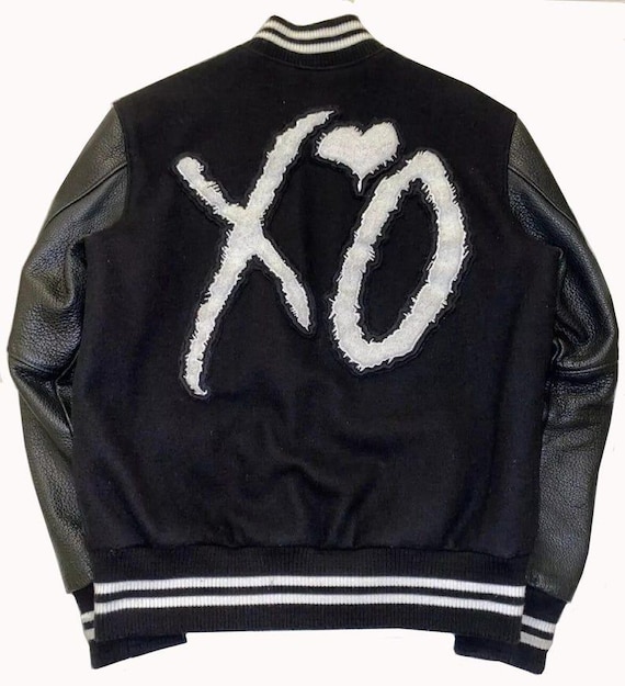 Black Varsity Jacket Men | Wool Letterman Bomber With Leather