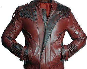 Star Lord Leather Jacket: Guardians of the Galaxy Cosplay Costume