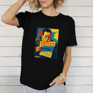 T-shirt Albert Camus, t-shirt graphique journal En Absurde, chemise philosophie existentielle, t-shirt unisexe, t-shirt graphique, chemise fantaisie,