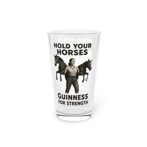 Vaso de pinta Guinness: Frase "No te apresures" - Artículos de bar para el día del Derby imagen 2