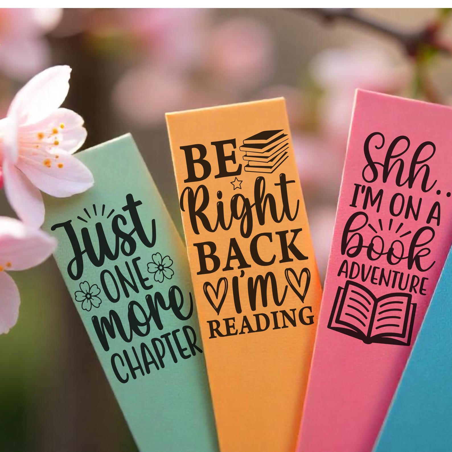 Retro Bookmark SVG Bundle: Quote Designs (digital Download) - Etsy