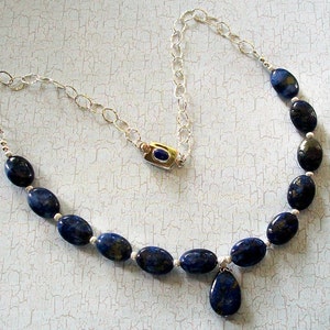 Lapis & Sterling Necklace image 2