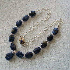 Lapis & Sterling Necklace image 5