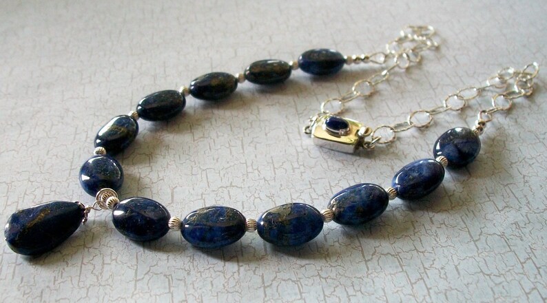 Lapis & Sterling Necklace image 4