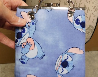 Stitch Fabric Crossbody Bag