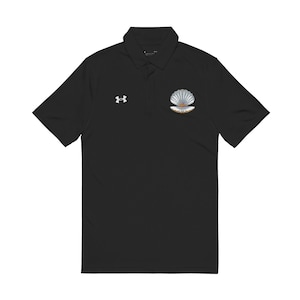 Men&#39;s Embroidered Polo Shirt: Breathable Polyester Golf Shirt