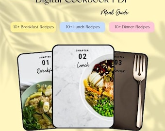 The Ultimate Meal Guide | Healthy & Delicious Recipes | Meal Planning and Prep | Digital Download eBook