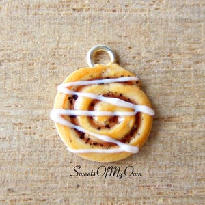Cinnamon Swirl Charm (small) - Charm/Necklace - Progress Keeper - Planner Charm - Handmade in the UK