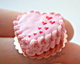 Torta Di Buon Compleanno In Miniatura, Torta Dolce Per Casa Delle Bambole, Scala 1:6 - Italia - Foto 6