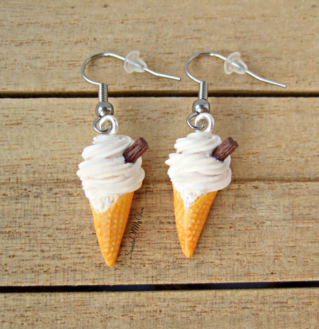 Ice Cream Cone Earrings (shelf) – UNIQUE