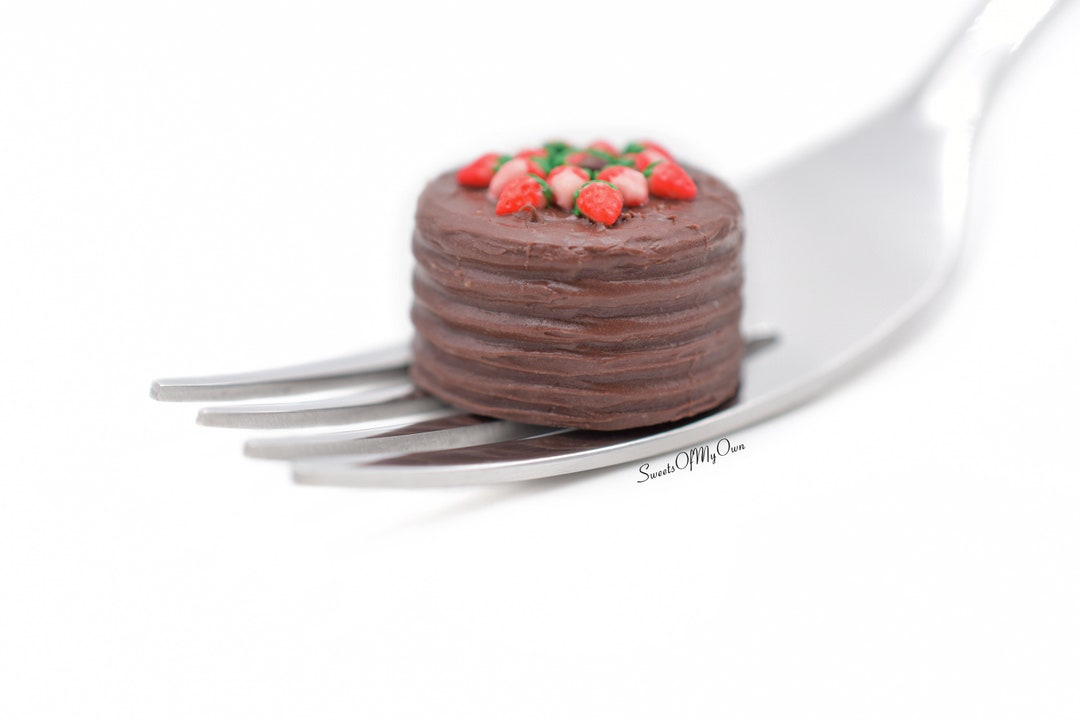 thumbnail image 2 of Dollhouse Miniatures Milk Cream Candy And Chocolate Fancy Cup Cake On Tier 2 of 11