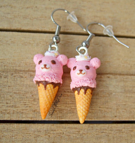 1 Par De Pendientes Colgantes De Verano Pastel De Comida De 1 Par De Pendientes Colgantes De Verano Pastel De Comida De