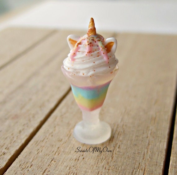 Buy Unicorn Sundae Charm - Rainbow Mystical - Necklace/charm 