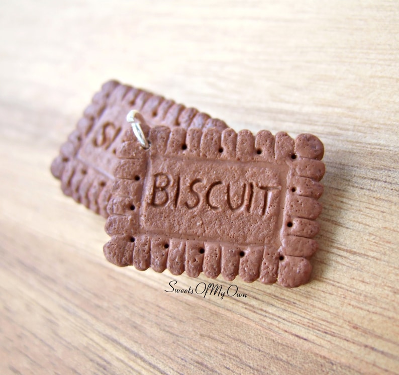 Custom Name/word Chocolate Biscuit Charm Etsy