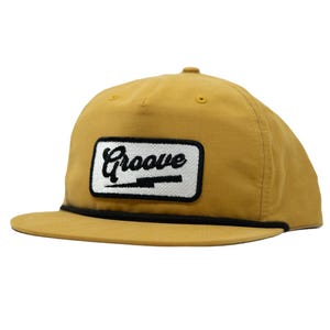 Gorro con parche bordado Groove, gorro con cierre a presión, gorro para hombre, gorro de béisbol, gorro de golf, gorro de cuerda para mujer, gorro Backerton, gorro con estampado