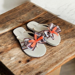 Tiger Print Flip Flops with White Straps Samba Sol Men main image 3