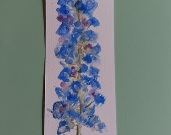 Original /Painted Bookmarks/Bluebonnet Art/Bluebonnets/Bookmarks/Floral Art/ Modern Art/Contemporary Art/Flower Painting/Flower Art