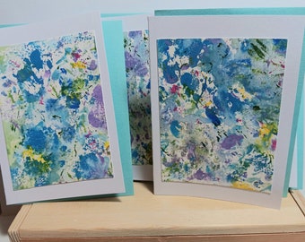Original Note Cards/ Watercolor/Not Prints/Acrylic Abstract Cards/Abstract Painting/Watercolor Art/Greeting Cards/ Thank You Cards