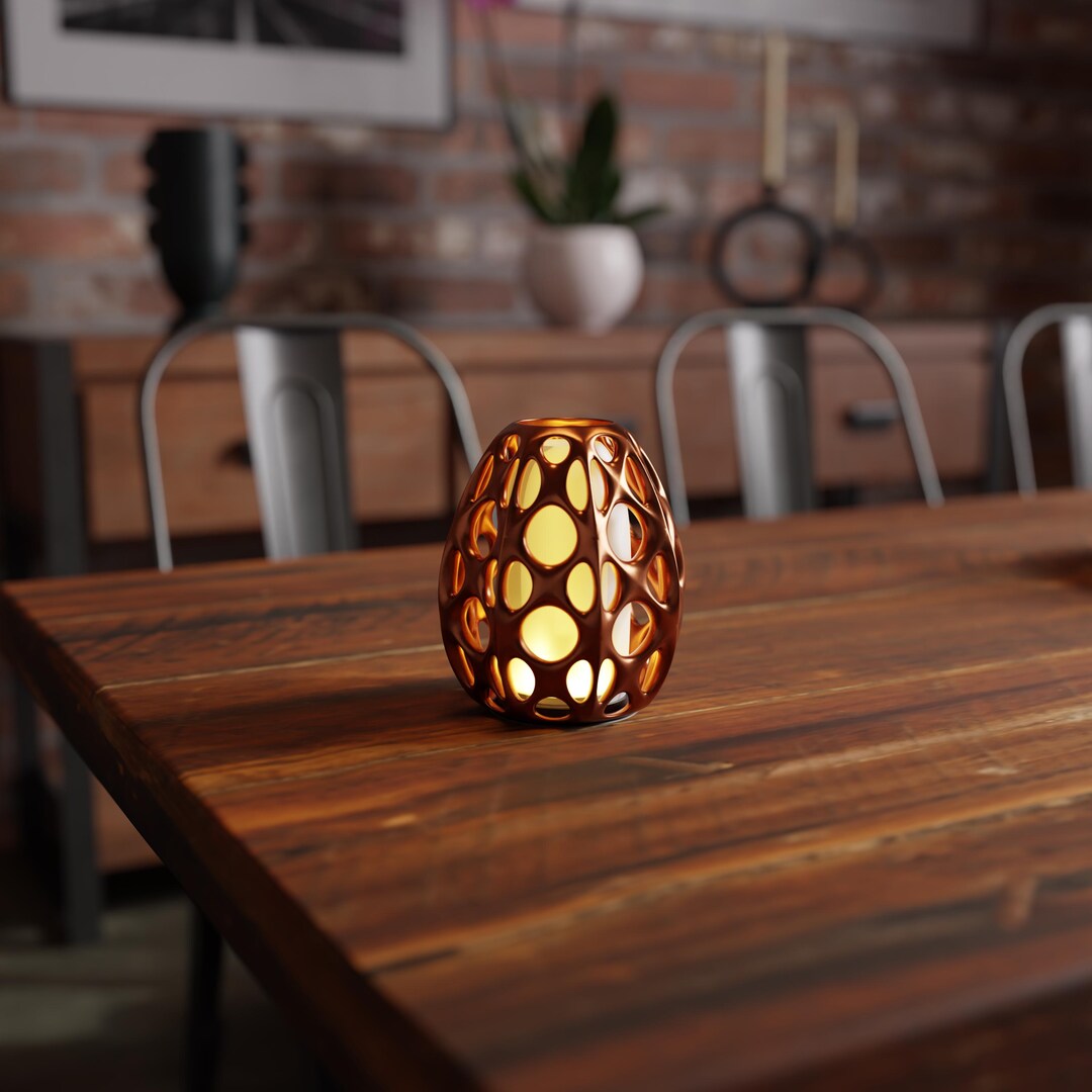 Table Lamp 3D Printed Modern Design Etsy